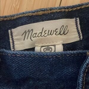 Madewell denim pleated trouser  jeans